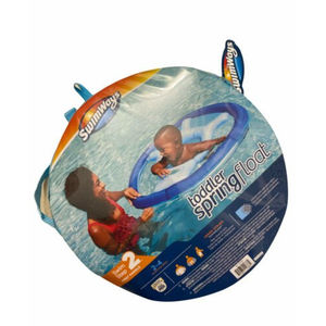 Swimways Toddler Spring Float 2-4 yrs  My First Paddle Swim Step 2 Blue NEW